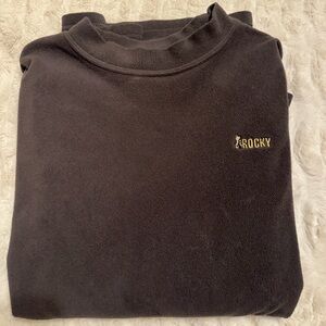 Rocky Black Fleece Sweatshirt